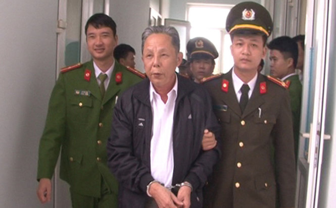 Ông Trần Văn Quân - nguyên chủ tịch UBND xã Hải Yến vừa bị Công an tỉnh Thanh Hóa bắt tạm giam - Ảnh do Công an tỉnh Thanh Hóa cung cấp