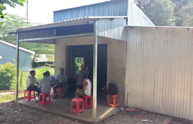 Căn nhà mới của cụ Hương - Ảnh: N.Triều