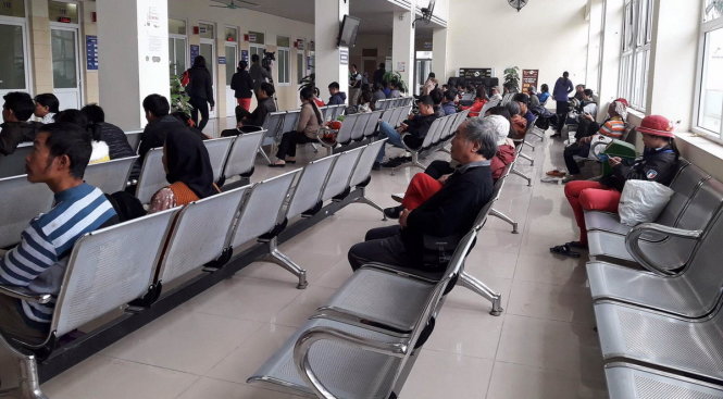 lưu lượng bệnh nhân đến Khoa khám bệnh Bệnh viện K sáng 19-12 đã giảm so với hơn một tuần trước đây
Ảnh: Thuý Anh