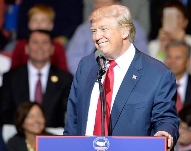 Ông Trump đã có sự đảm bảo chính thức trong việc trở thành tổng thống thứ 45 của Mỹ - Ảnh: AFP