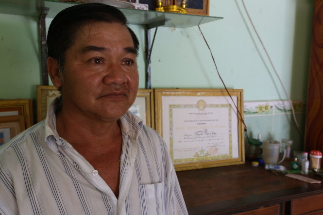 Người lính tình nguyện Huỳnh Văn Châu bây giờ - Ảnh: Quốc Việt