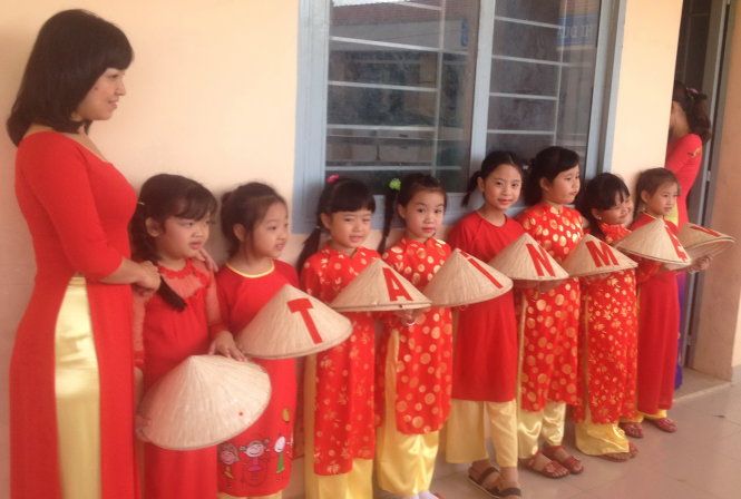 Nét xuân. Tác giả Trần Văn Tám, phó hiệu trưởng Trường tiểu học Trung Lập Hạ, Củ Chi, TP.HCM