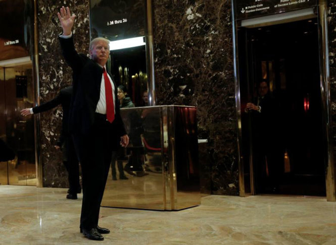 Ông Trump cũng đề xuất khả năng ông sẽ hủy bỏ các lệnh trừng phạt với Nga nếu Matxcơva chứng tỏ họ tham gia có hiệu quả trong cuộc chiến chống khủng bố và đạt được những mục tiêu khác quan trọng với Washington - Ảnh: Reuters
