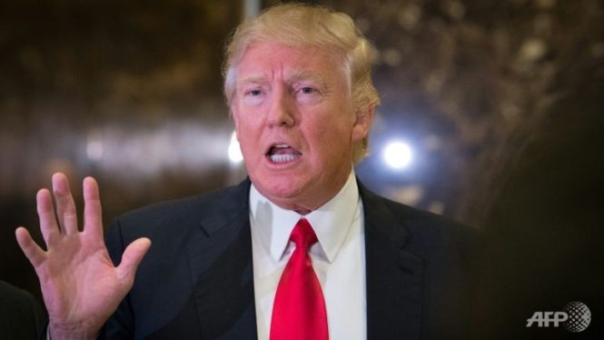 Tổng thống đắc cử Donald Trump ủng hộ Brexit - Ảnh: AFP