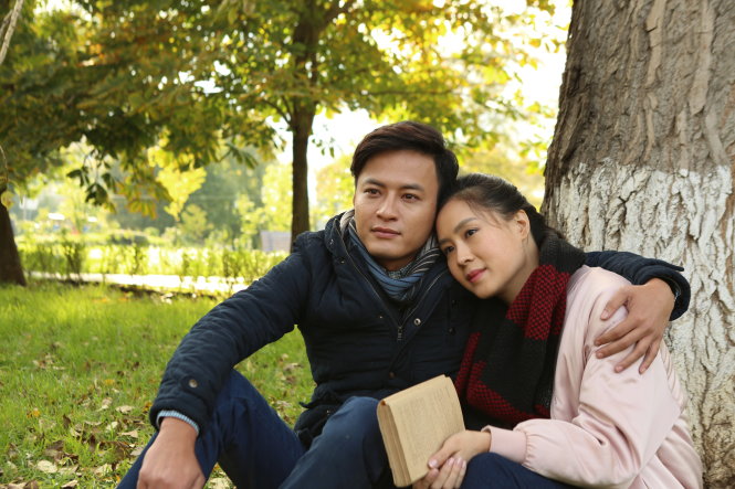 Hồng Đăng và Hồng Diễm trong phim Matxcơva - mùa thay lá - Ảnh: ĐPCC