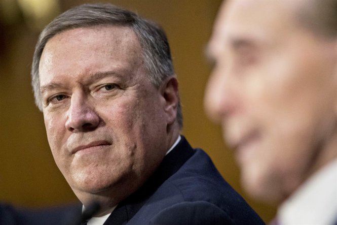 Dân biểu Mike Pompeo, nghị sĩ đảng Cộng hòa của bang Kansas vừa được Thượng viện Mỹ phê chuẩn trở thành giám đốc CIA - Ảnh: Bloomberg