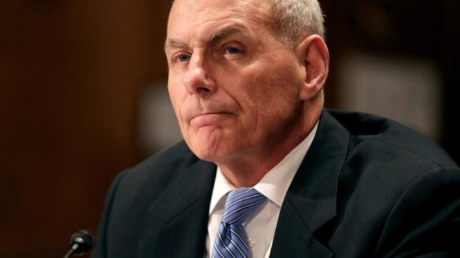 Tân Bộ trưởng An ninh Nội địa Mỹ, ông John Kelly - Ảnh: Reuters