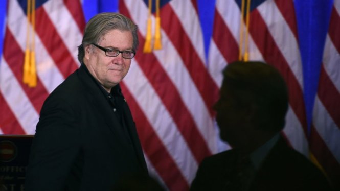 Ông Steve Bannon, cố vấn thân cận của tổng thống Mỹ Donald Trump - Ảnh: Reuters