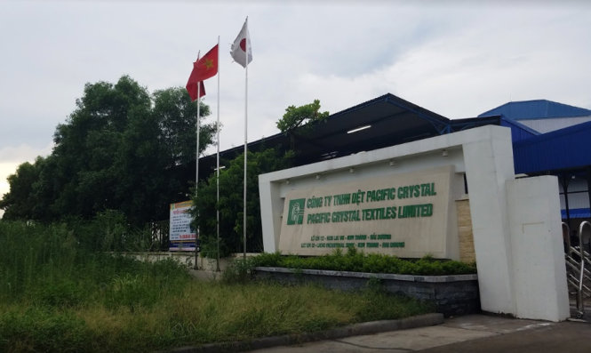 Xả trộm chất thải vượt quy chuẩn ra ngoài môi trường, công ty TNHH dệt Pacific Crystal bị phạt gần 700 triệu đồng - Ảnh: CTV