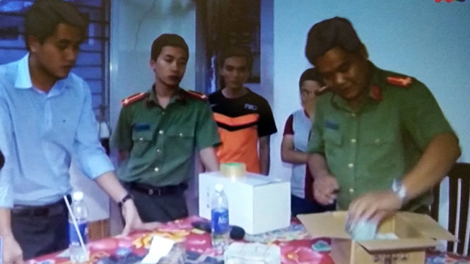 Số ngoại tệ “khủng” đang được cơ quan điều tra Công an Hậu Giang niêm phong làm rõ - Ảnh: CA cung cấp