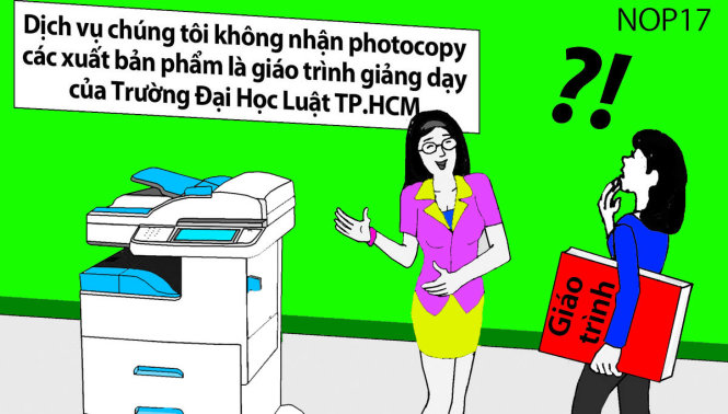 Biếm họa của HS NOP