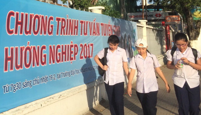 Chương trình tư vấn tuyển sinh - hướng nghiệp 2017 tại Khánh Hòa đã sẵn sàng - Ảnh: LINH ĐAN