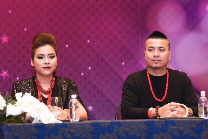 Đạo diễn Huỳnh Phúc Thanh Nhân và DJ Wang Trần - Ảnh: Tử Văn