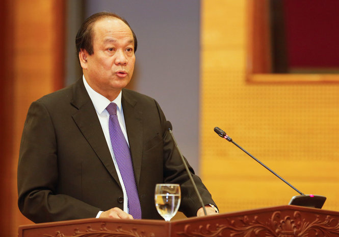 Người phát ngôn của Chính phủ khẳng định sự ủng hộ của Chính phủ đối với việc “đòi lại vỉa hè” mà TP.HCM đang tiến hành - Ảnh: VIỆT DŨNG
