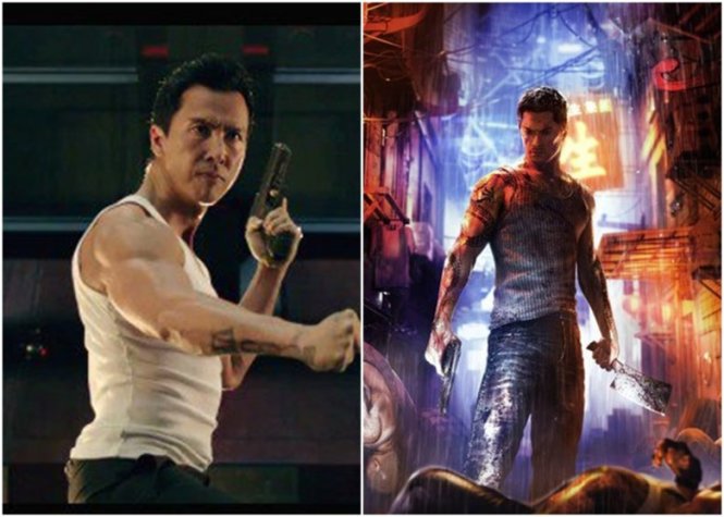 Chân Tử Đan và nhân vật nam chính trong sản phẩm game Sleeping Dogs - Ảnh: On.cc