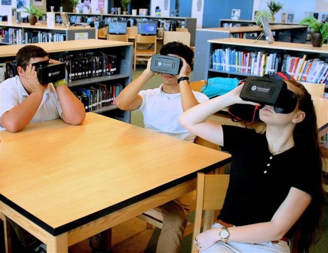 Thiết bị ứng dụng công nghệ VR của Nearpod - Ảnh: Neapod