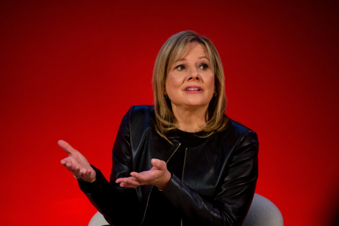 Bà Mary Barra, chủ tịch kiêm giám đốc điều hành của tập đoàn General Motors - Ảnh: Bloomberg