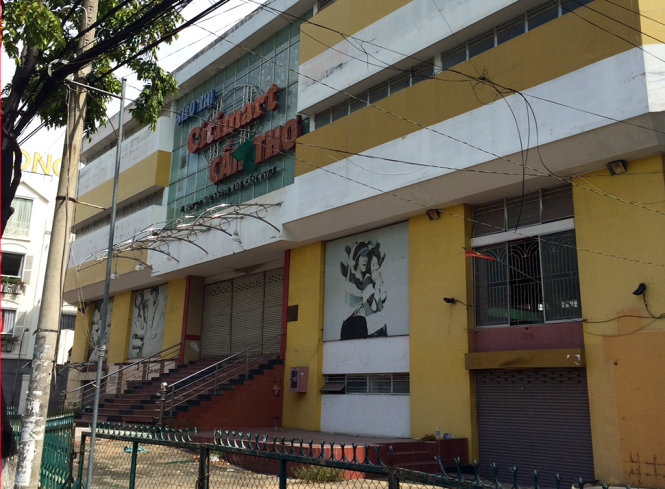 Công trình siêu thị Citimart được Nguyễn Huỳnh Đạt Nhân thế chấp Agribank Cần Thơ vay 289 tỉ đồng - Ảnh: LÊ DÂN