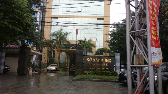 Sở Xây dựng Thanh Hóa, nơi đang xảy ra vụ lùm xùm về một nữ trưởng phòng thăng tiến nhanh - Ảnh: Hà Đồng