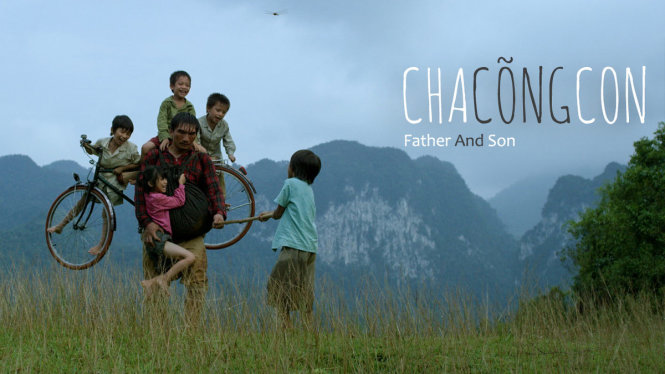 Cha cõng con của đạo diễn Lương Đình Dũng là bộ phim đầu tiên có mặt trong danh sách đề cử phim truyện điện ảnh của giải Cánh Diều 2016 - Ảnh: TL