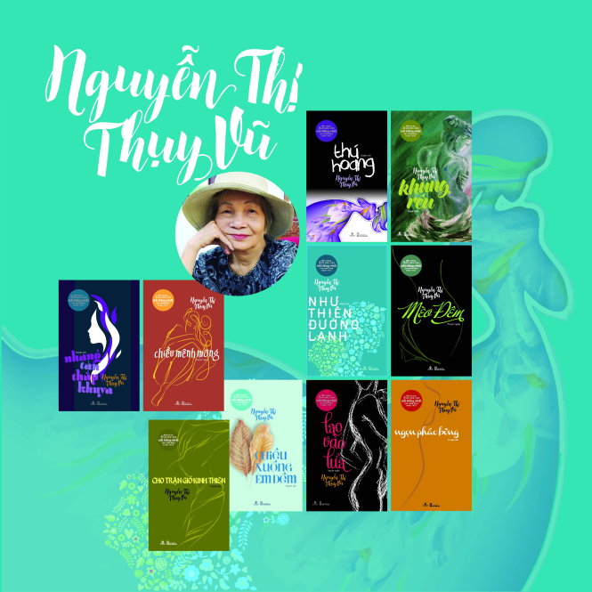 Chương trình giao lưu với nhà văn Nguyễn Thị Thụy Vũ diễn ra lúc 17h ngày 19-3 tại Đường sách TP.HCM