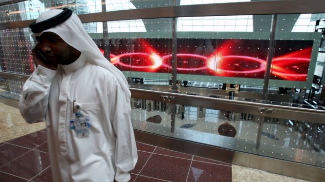 Sân bay quốc tế Dubai nằm trong số các sân bay tuân thủ theo qui định của Mỹ - Ảnh: AFP