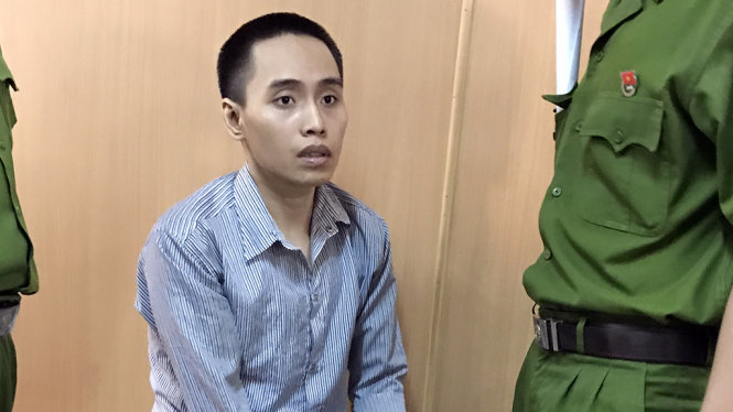 Bị cáo Hiếu tại toà - Ảnh: Tuyết Mai