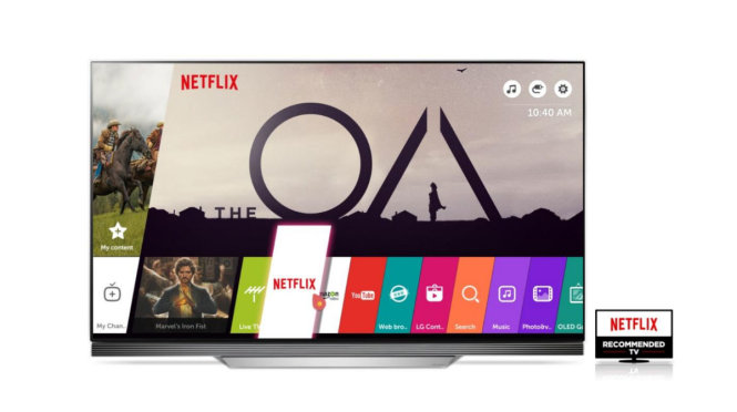 Năm thứ 3 liên tiếp, TV LG được lựa chọn là “TV được khuyên dùng bởi Netflix”, một tiêu chuẩn từ nhà cung cấp dịch vụ phim trực tuyến hàng đầu thế giới - Ảnh: LG