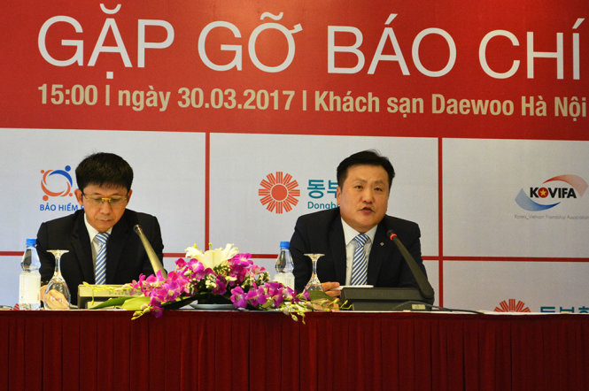 Đại diện BTC tại buổi họp báo chương trình