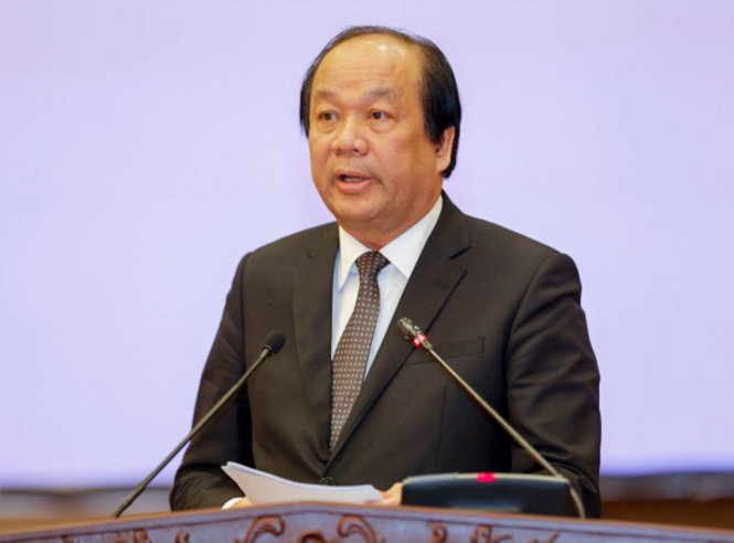 Bộ trưởng, Chủ nhiệm Văn phòng Chính phủ Mai Tiến Dũng - người trực tiếp chỉ đạo hệ thống thông tin tương tác giữa Chính phủ với người dân tại địa chỉ http://nguoidan.chinhphu.vn do Văn phòng Chính phủ thiết lập - Ảnh: VIỆT DŨNG