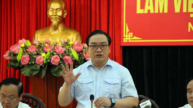 Bí thư Hà Nội Hoàng Trung Hải