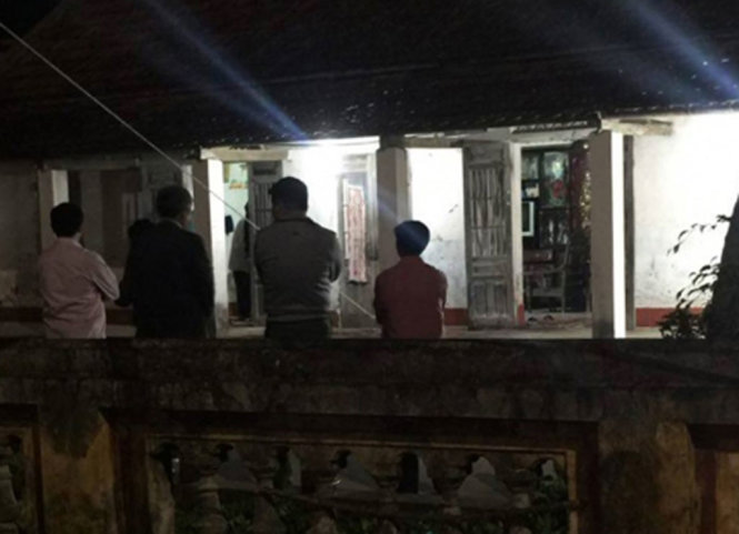Ngôi nhà nơi xảy ra vụ nổ khiến ba người chết, một người bị thương - Ảnh: CÔNG ĐỨC