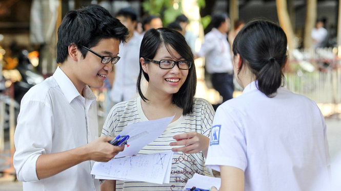 Thí sinh dự Kỳ thi THPT quốc gia năm 2016 - Ảnh: Nguyễn Khánh