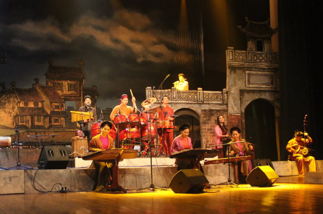 Tiết mục tham dự liên hoan của Nhà hát múa rối Thăng Long, Hà Nội -
Ảnh: Lê Dung