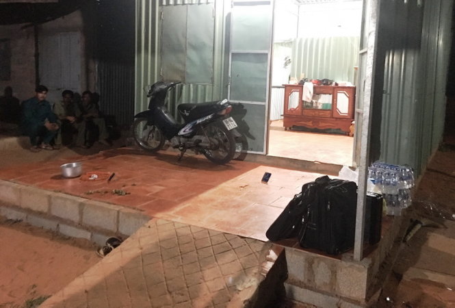 Hiện trường xảy ra vụ việc - Ảnh: QUANG HƯNG