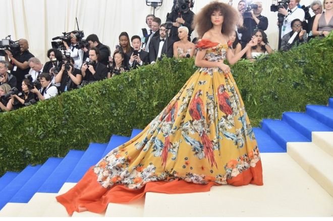 Nữ diễn viên Zendaya trên thảm đỏ Met Gala 2017 hôm 1-5 - Ảnh: GETTY IMAGES