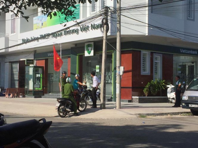 Nơi xảy ra vụ cướp - Ảnh: Mậu Trường