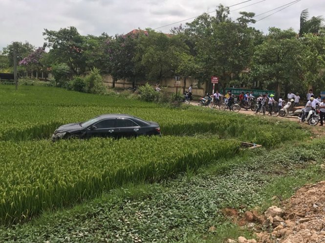 Hiện trường vụ tai nạn. ảnh : Otofun