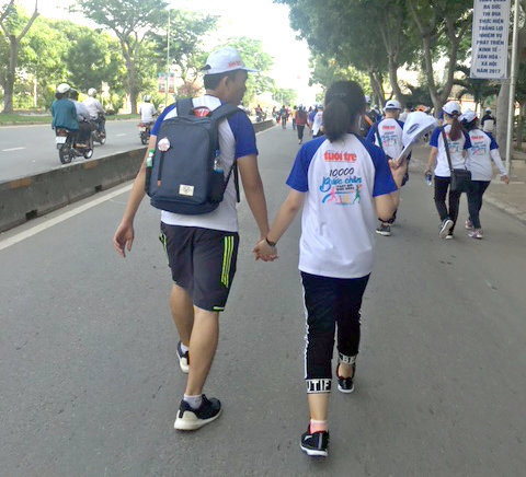 Có những niềm vui, hạnh phúc bắt đầu từ việc luyện tập thể dục - Ảnh minh họa: L.H.