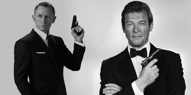 Coger Moore và Daniel Craig