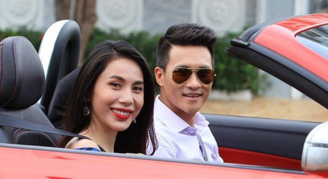 Vợ chồng Công Vinh- Thủy Tiên tham gia phim Vợ ơi... em ở đâu? - Ảnh: HTV2
