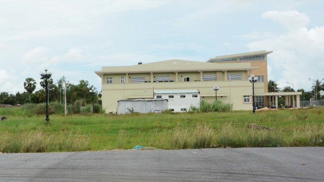 Khu vực nhà máy sản xuất nhiên liệu xạ trị vừa bị mất trộm - Ảnh: K.Nam.