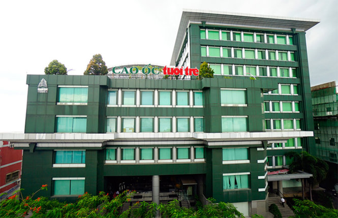 Mặt tiền Cao ốc Tuổi Trẻ