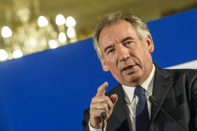 Bộ trưởng tư pháp Pháp Francois Bayrou - Ảnh: EPA