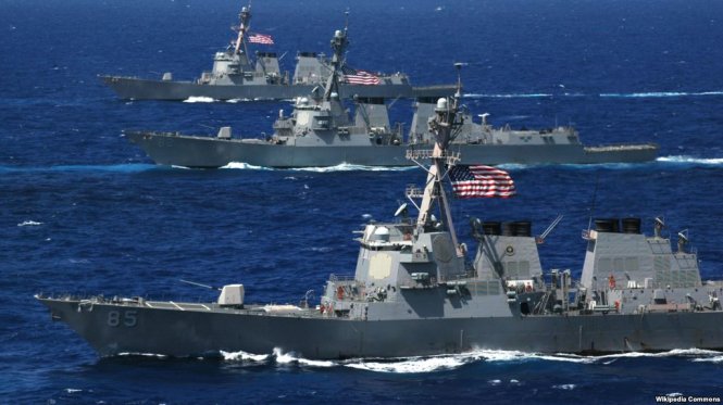 Bộ trưởng Quốc phòng Mỹ khẳng định Washington vẫn sẽ hiện diện tại châu Á-Thái Bình Dương để đảm bảo an ninh và ổn định khu vực - Ảnh: USPACOM