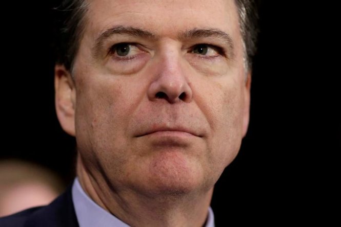 Cựu giám đốc Cục điều tra liên bang (FBI), ông James Comey - Ảnh: Reuters