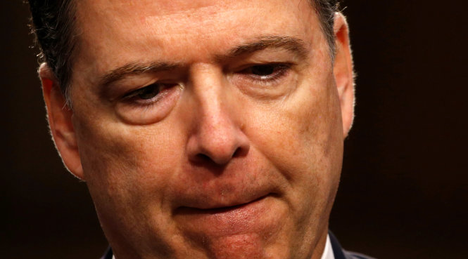 Cựu giám đốc FBI James Comey - Ảnh: Reuters