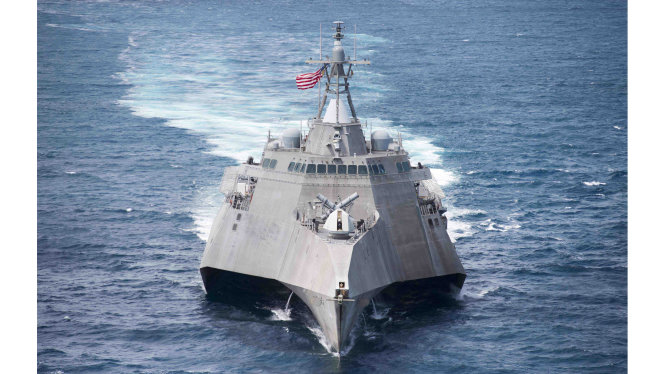 Tàu tàu tác chiến ven bờ USS Coronado (LCS 4) - Ảnh: Hải quân Mỹ