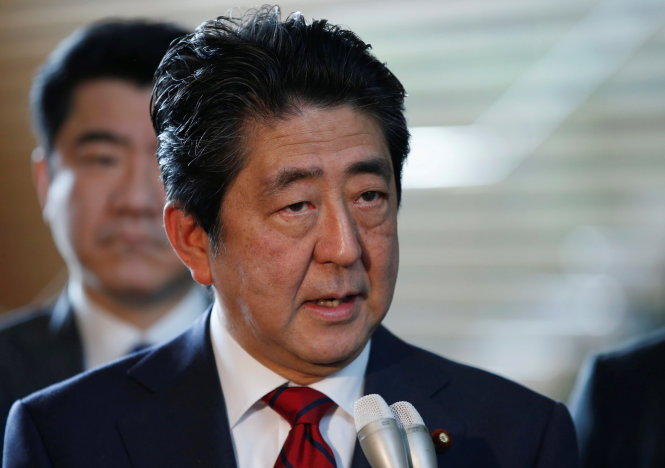 Thủ tướng Nhật Bản Shinzo Abe - Ảnh: Reuters