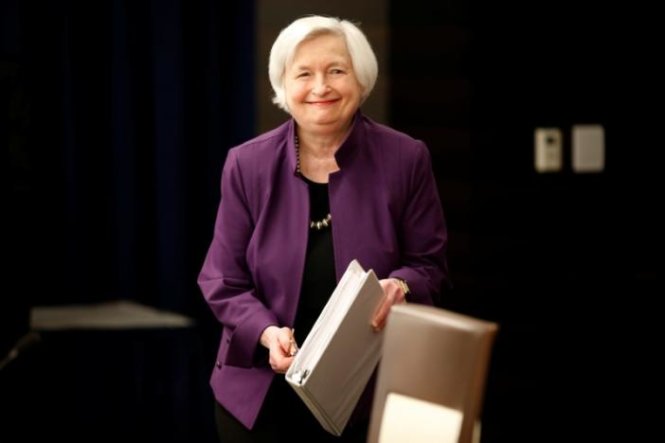 Bà Janet Yellen, chủ tịch FED - Ảnh: Reuters